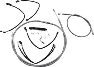 Magnum rozsdamentes Steel/Chrome XR vezérlés Cable készlet Bowden és huzal