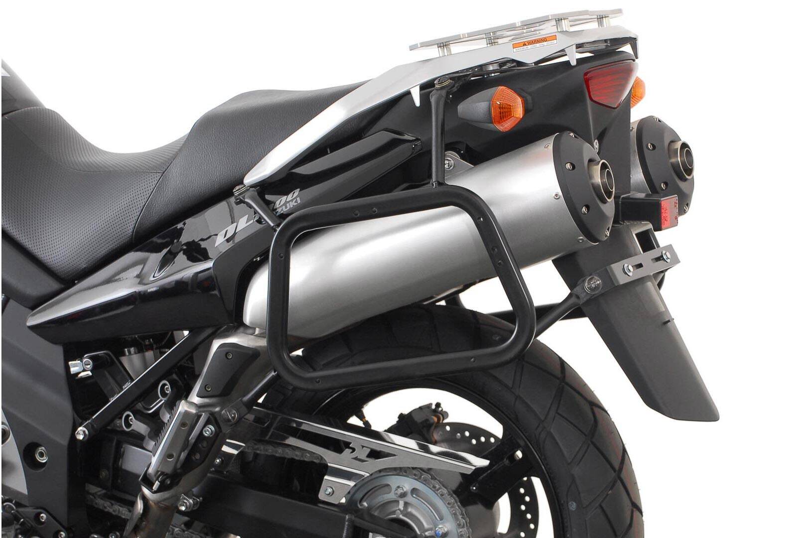 Sw-motech oldal szállító EVO fekete Suzuki DL 1000 V-Strom / Kawasaki KLV1000 Csomagtartó állvány motorkerékpárra 0