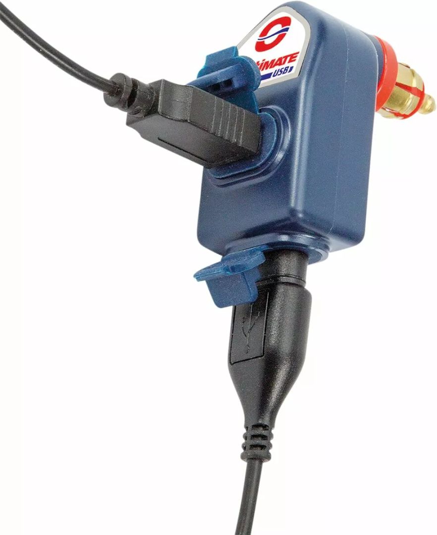 Tecmate O105V2 Optimate ™ kettős USB alacsony profilú töltő Akkumulátor töltő 3