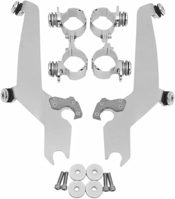 Memphis shades MEM8917 No-Tool Trigger-Lock Mount Kit a Sportshield számára Szélvédő, fejidom 0