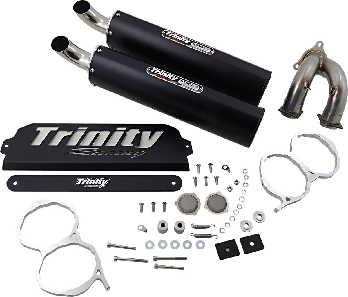 Trinity racing kipufogódob RZR professzionális XP fekete Kipufogó dob - Slip On 0