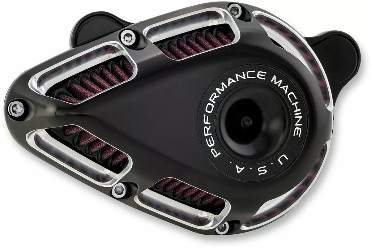 Performance machine (pm) 0206-2140-BM Jet Air Cleaner Kit Levegőszűrő alkatrészek, légszűrők 1