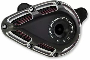 Performance machine (pm) 0206-2140-BM Jet Air Cleaner Kit Levegőszűrő alkatrészek, légszűrők 1
