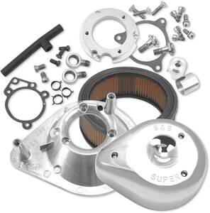 S&S CYCLE AIR tisztító TDRP króm 08-16 Levegőszűrő alkatrészek, légszűrők
