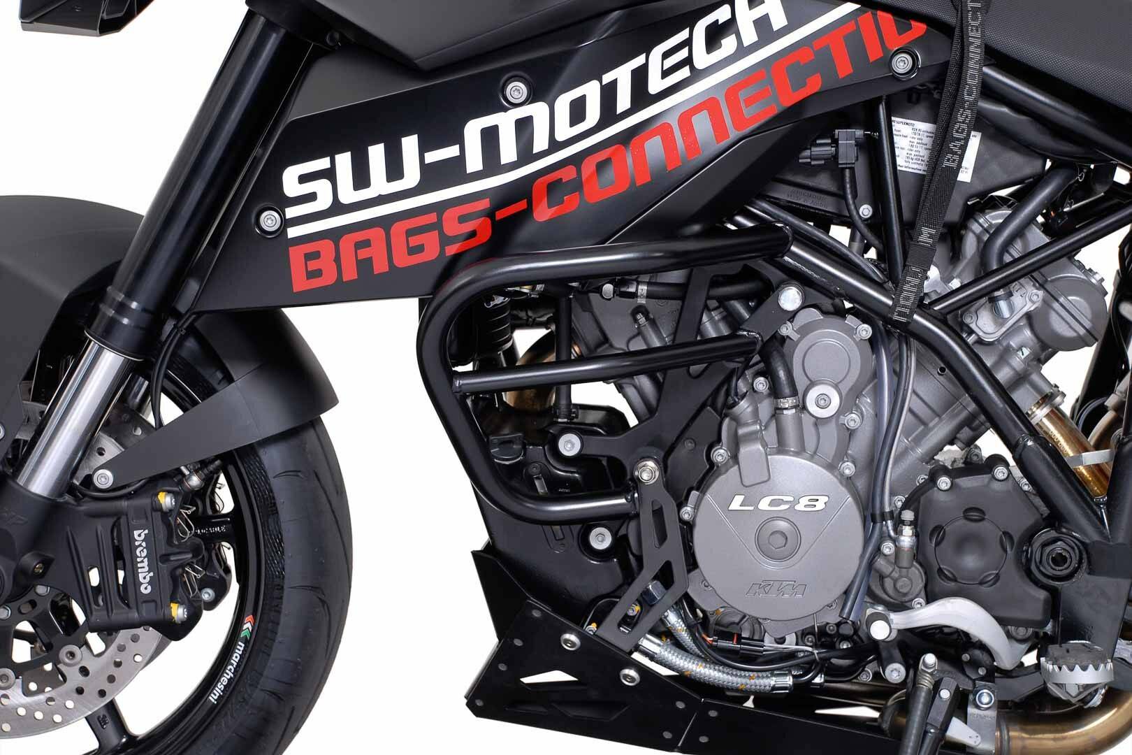 Sw-motech bukócsõ fekete KTM 990 SM / SM-T / SM-R Sárvédő, vázvédő, idom 0