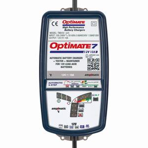Tecmate Optimate 7 AMPMATIC Akkumulátor töltő