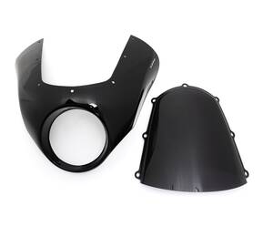 Custom acces - motoacces sötét éjszaka sötét füst Szélvédő, plexi, fejidom