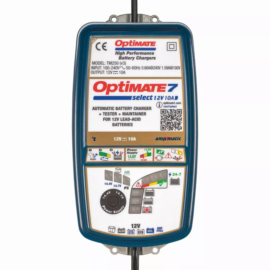 Tecmate TM250 V3 Optimate 7 Select Akkumulátor töltő 0