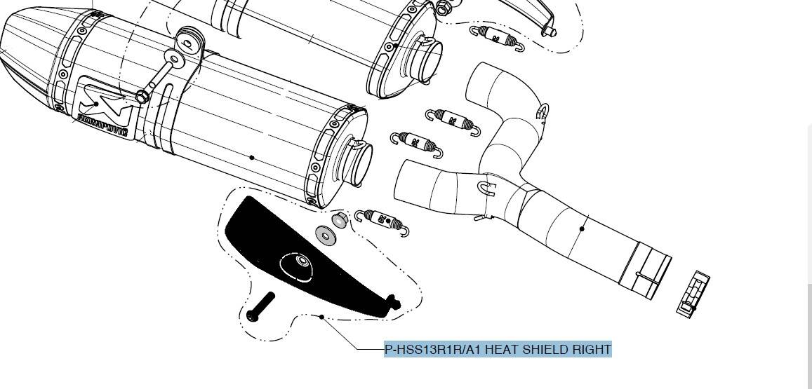 AKRAPOVIC hõ pajzs karbon Motor kipufogó alkatrész 0