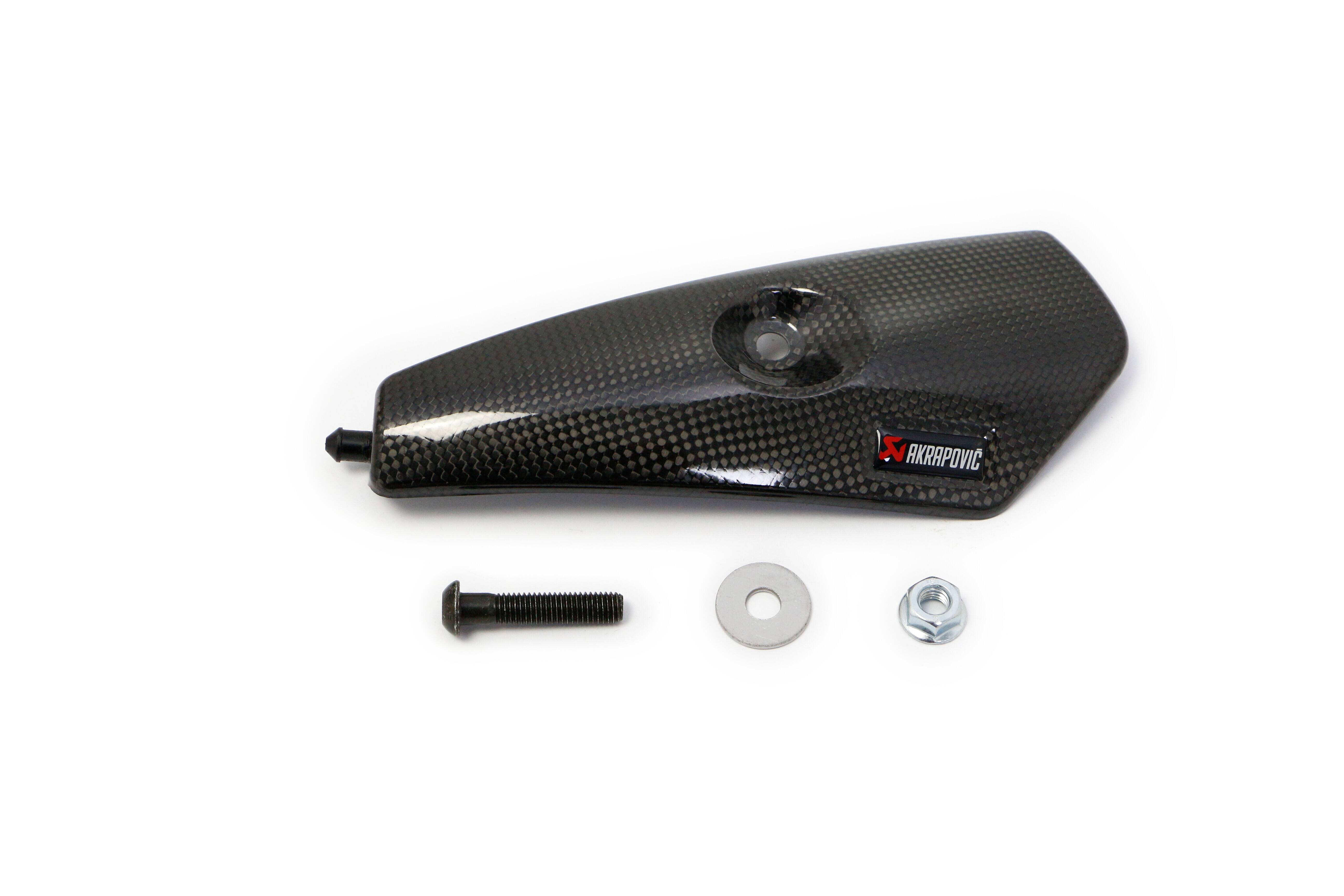 AKRAPOVIC hõ pajzs karbon Motor kipufogó alkatrész 0