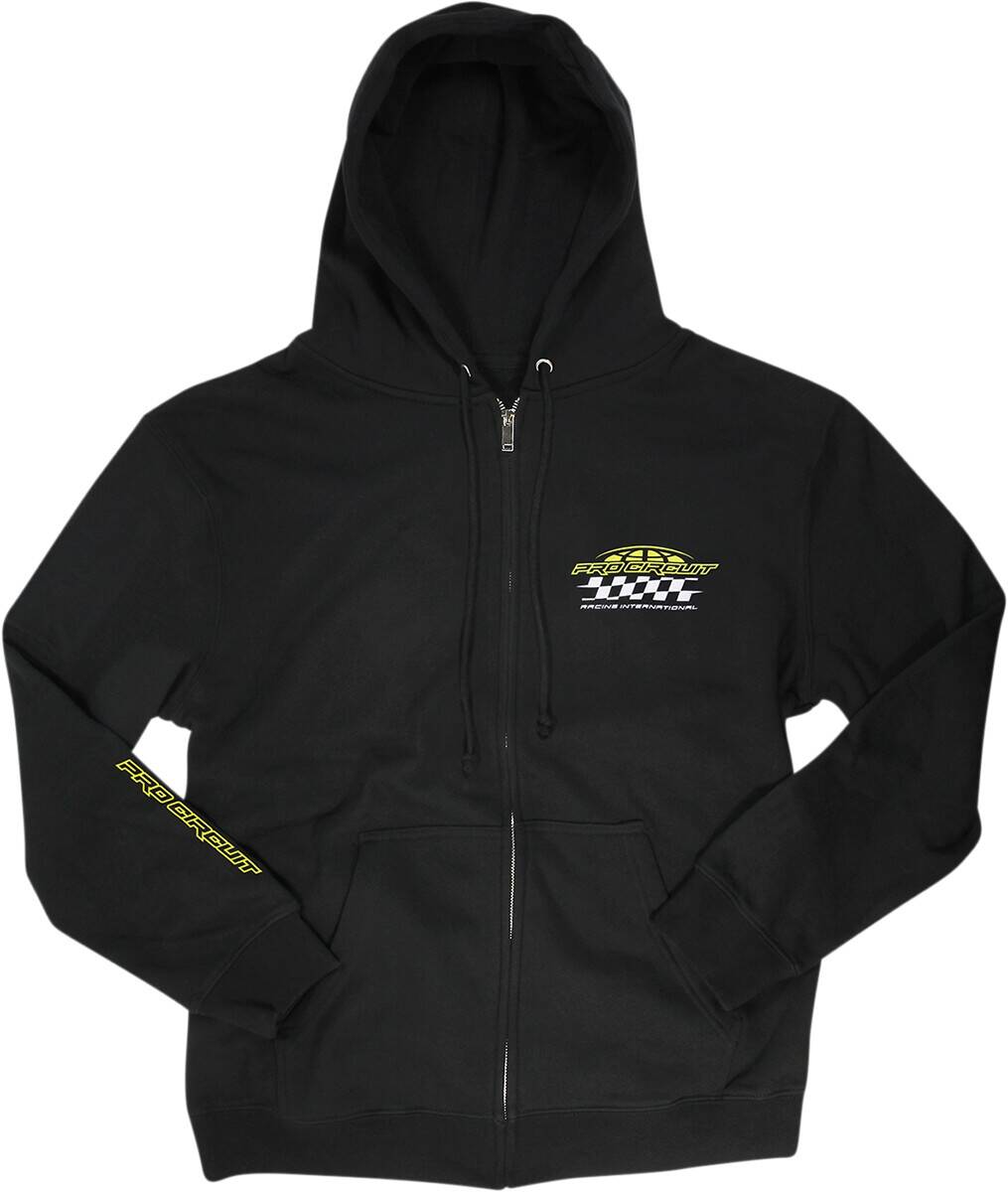 Pro circuit ZIP kapucni versenyzõ fekete XXL Motoros ing, pulóver 0