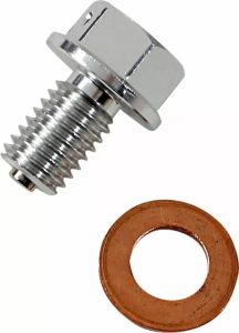 Moose racing hard-parts T14-2081S mágneses leeresztő dugó Motorblokk