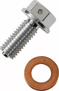 Moose racing hard-parts T14-2082S mágneses leeresztő dugó Motorblokk