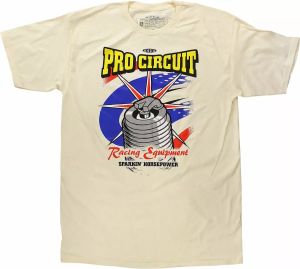 Pro circuit 6431750-050 gyújtógyertya póló Motoros póló, trikó