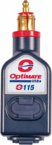 Tecmate O115V2 Optimate ™ kettős USB inline töltő Akkumulátor töltő 1