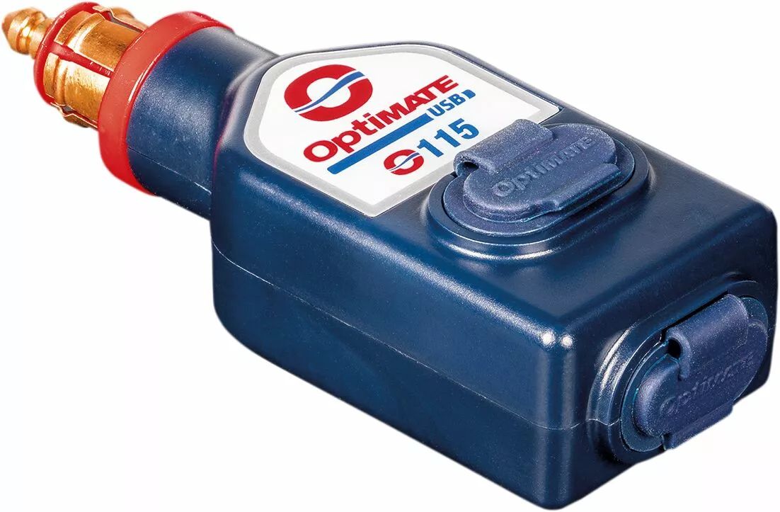 Tecmate O115V2 Optimate ™ kettős USB inline töltő Akkumulátor töltő 0