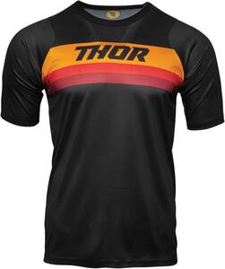 Thor mez ASSIST SS BLK/OR XS KERÉKPÁROS MEZ