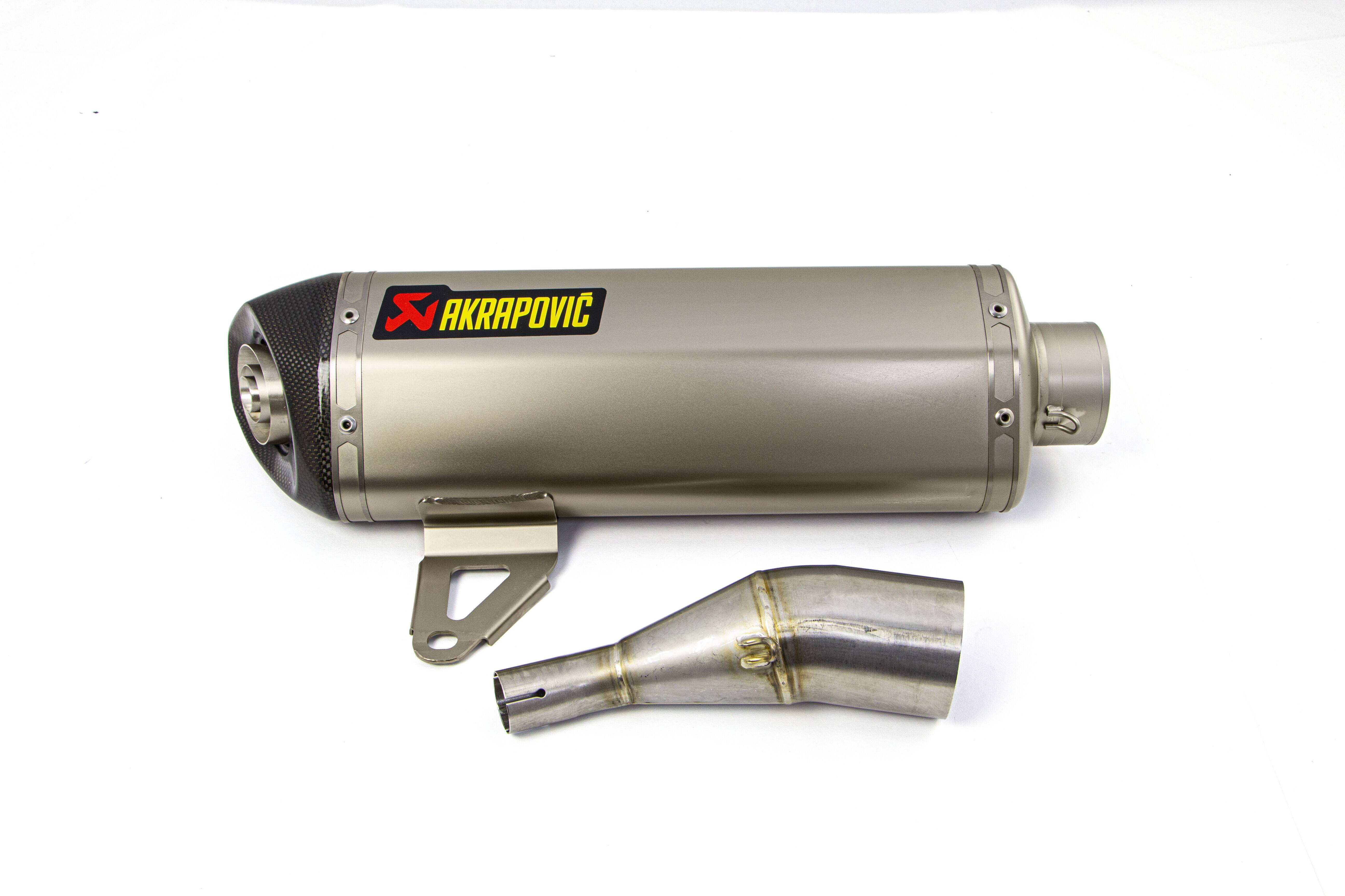 AKRAPOVIC SLIP-ON vonal kipufogódob rozsdamentes acél karbon vég sapka Kipufogó dob - Slip On 0