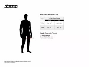 Icon 2704-0494 Field Armor 3 ™ térd Térdvédő 11