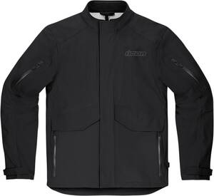 Icon Stormhawk dzseki CE - fekete - 2XL Motoros kabát