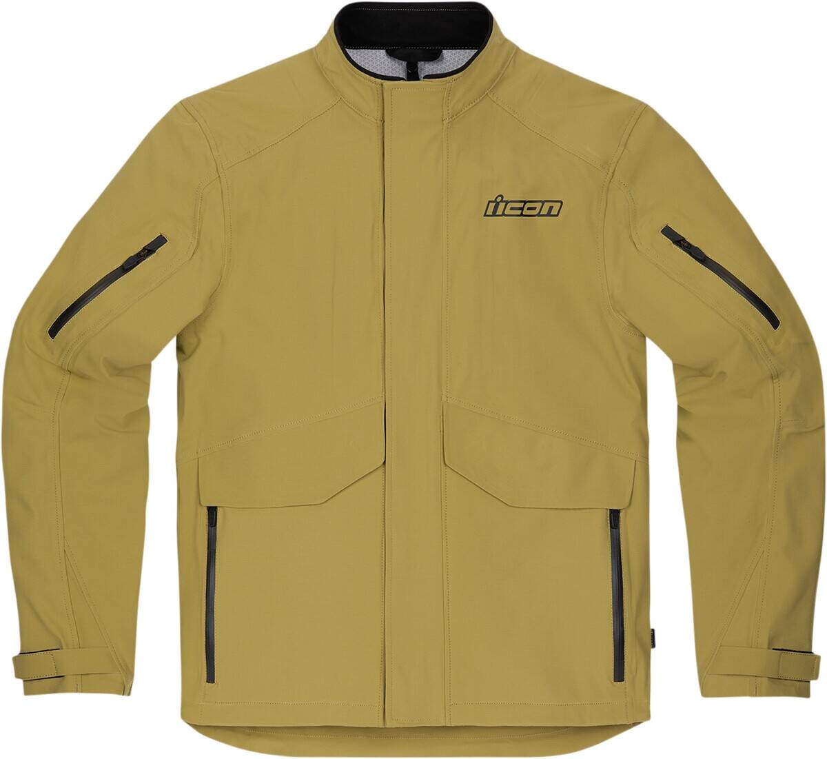 Icon Stormhawk dzseki CE - Tan - XL Motoros kabát 0