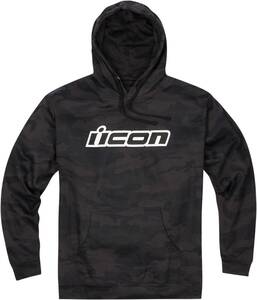 Icon classic Hoodie - fekete terepmintás - M Motoros ing, pulóver