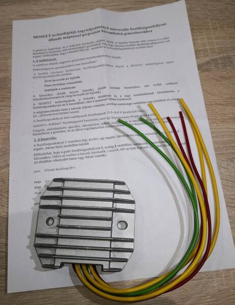 MOSFET Feszültségszabályzó 7 kábeles Generátor és alkatrészei 0