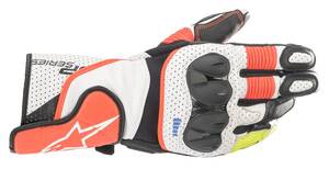 ALPINESTARS (road) kesztyû SP-2 V3 WHT/RD 3X Motoros kesztyű - utcai motorozáshoz