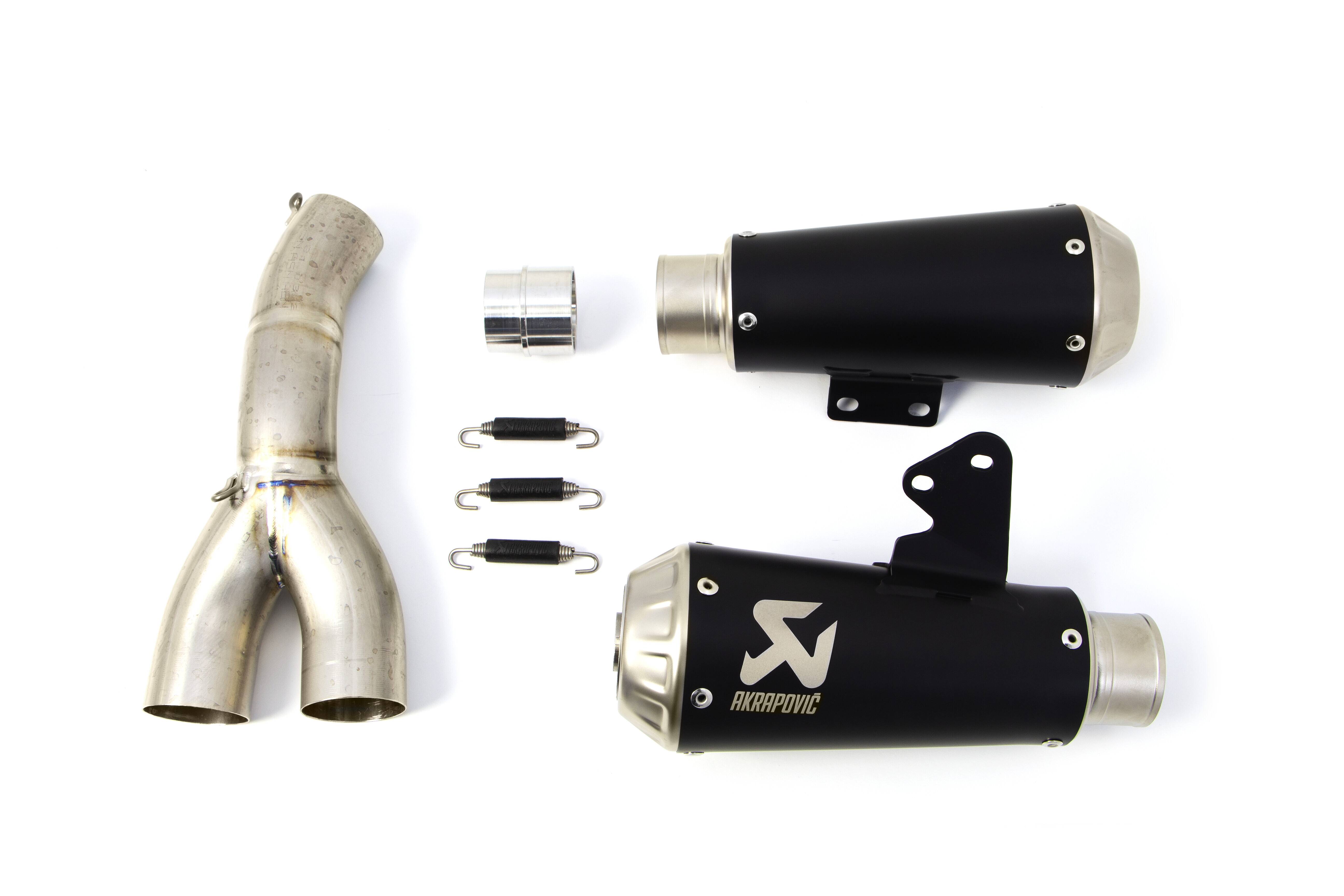 AKRAPOVIC SLIP-ON vonal kipufogódob titán Kipufogó dob - Slip On 0
