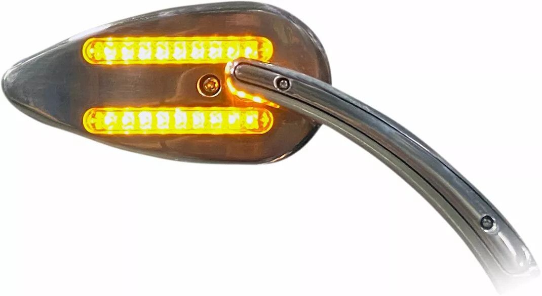 Custom dynamics CD-MIRROR-C dinamikus borostyánsárga/fehér LED-es tükör Visszapillantó tükör 3