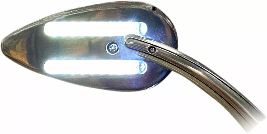 Custom dynamics CD-MIRROR-C dinamikus borostyánsárga/fehér LED-es tükör Visszapillantó tükör 6