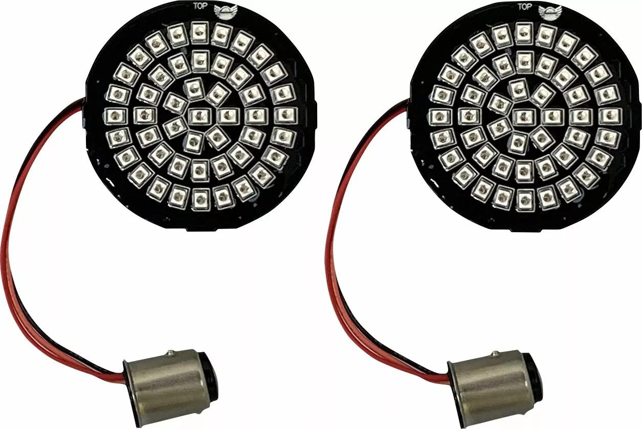 Custom dynamics GEN-4-RR-1157 Genesis® 4 piros gyűrűs LED irányjelző betétek Irányjelző, index 2