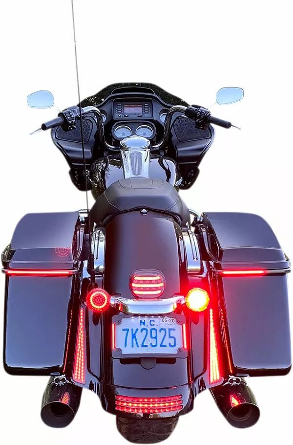 Custom dynamics GEN-4-RR-1157 Genesis® 4 piros gyűrűs LED irányjelző betétek Irányjelző, index 3