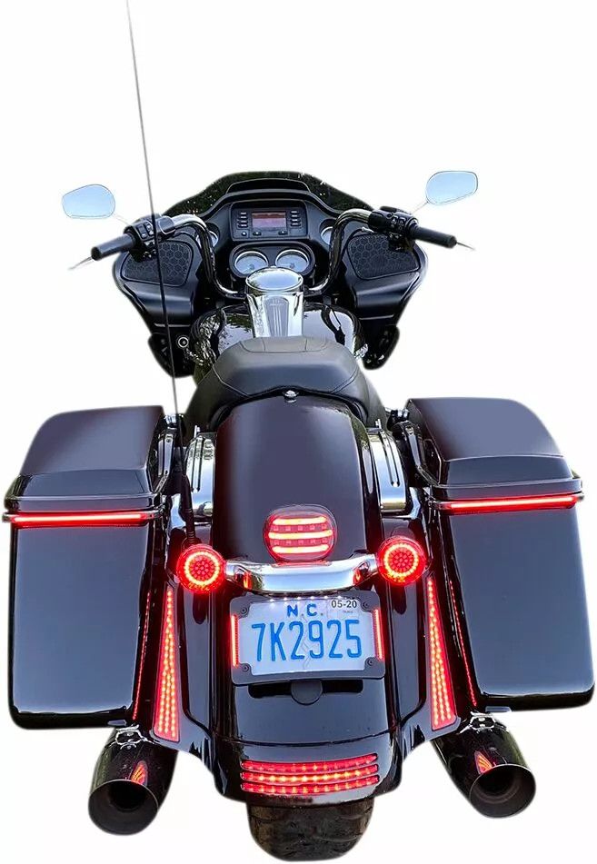Custom dynamics GEN-4-RR-1157 Genesis® 4 piros gyűrűs LED irányjelző betétek Irányjelző, index 4
