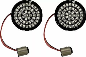 Custom dynamics GEN-4-RR-1157 Genesis® 4 piros gyűrűs LED irányjelző betétek Irányjelző, index 2