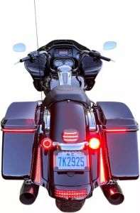 Custom dynamics GEN-4-RR-1157 Genesis® 4 piros gyűrűs LED irányjelző betétek Irányjelző, index 3