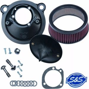 S&S CYCLE 170-0302E Super Stock™ Stealth légtisztító készlet Levegőszűrő alkatrészek, légszűrők