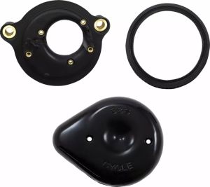 S&S CYCLE 170-0436C Mini Teardrop Stealth légtisztító készlet Levegőszűrő alkatrészek, légszűrők 1