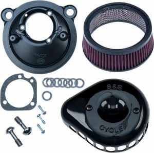 S&S CYCLE 170-0440C Mini Teardrop Stealth légtisztító készlet Levegőszűrő alkatrészek, légszűrők