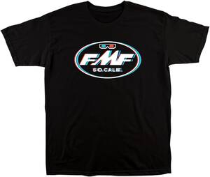Fmf apparel póló dupla látás fekete S Motoros póló, trikó