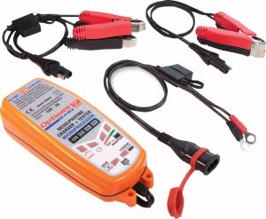 Tecmate TM500 Optimate ™ DC-DUO 12 V-12,8 V 2A akkumulátortöltő Akkumulátor töltő 2