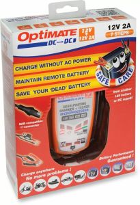 Tecmate TM500 Optimate ™ DC-DUO 12 V-12,8 V 2A akkumulátortöltő Akkumulátor töltő 3
