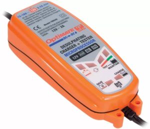 Tecmate TM500 Optimate ™ DC-DUO 12 V-12,8 V 2A akkumulátortöltő Akkumulátor töltő 5