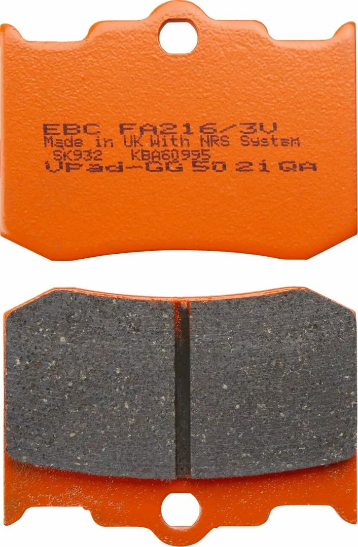 Ebc FA216/3V szinterezett fém féknyereg fékbetétek Fékbetét 0