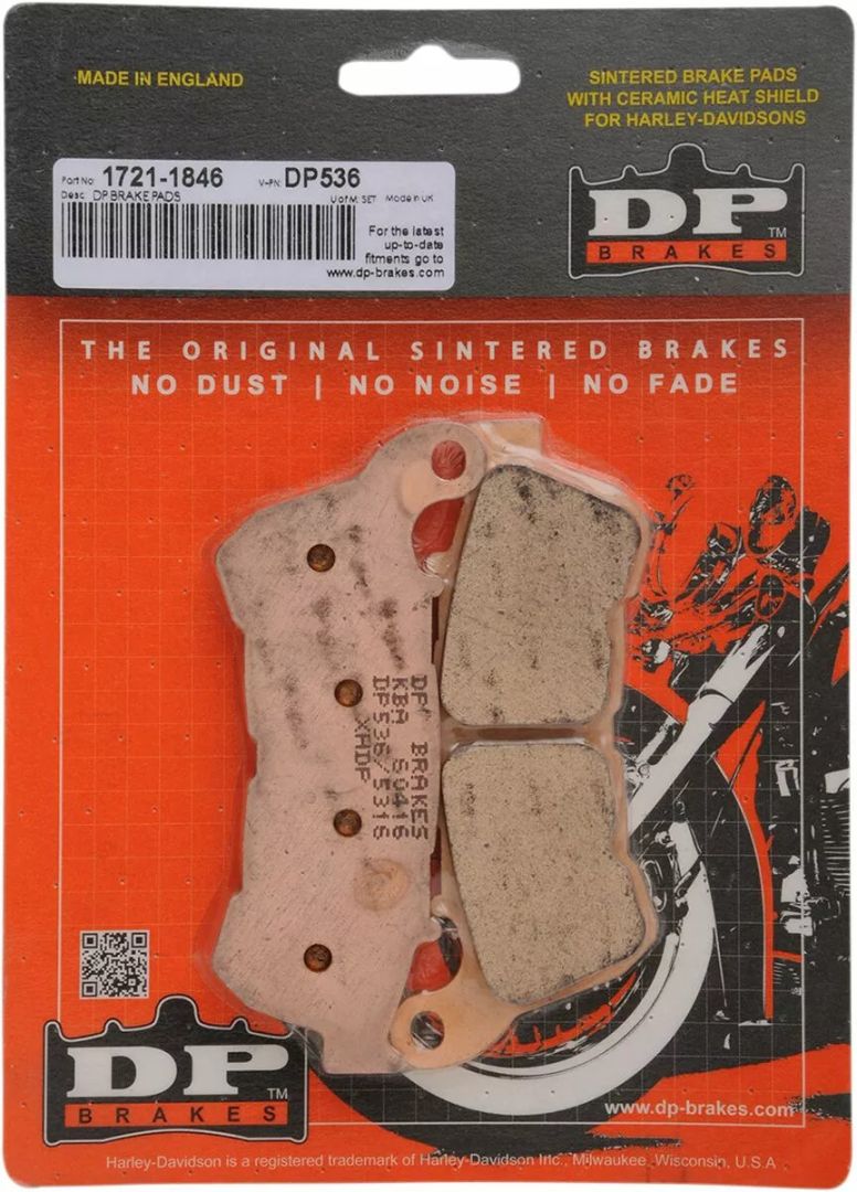 Dp brakes DP536 szinterezett fém Harley/Buell fékbetétek Fékbetét 1