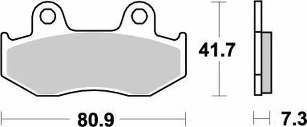 Moto-master 090421 Nitro fékbetétek Fékbetét 0