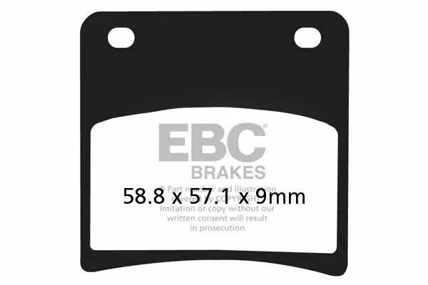 Ebc FA146V Vee félig szinterezett fékbetétek Fékbetét 0