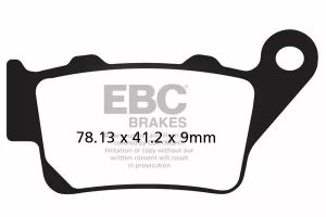 Ebc FA213V Vee félig szinterezett fékbetétek Fékbetét