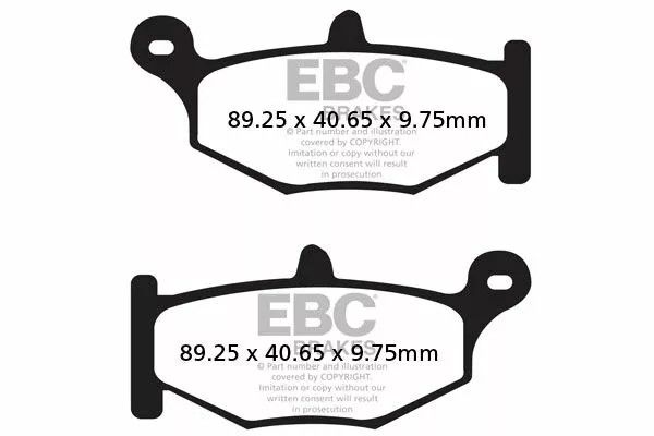 Ebc FA419V Vee félig szinterezett fékbetétek Fékbetét 0