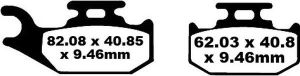 Ebc FA317TT TT Sport Carbon Fusion fékbetétek Fékbetét